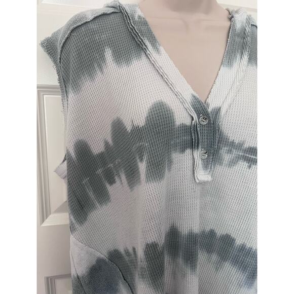 POL Waffle Knit Sleeveless Hoodie, Size 1XL - Picture 2 of 8